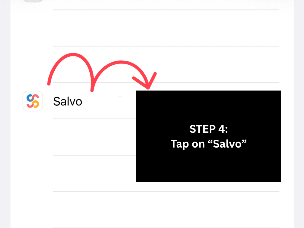 Tap on Salvo